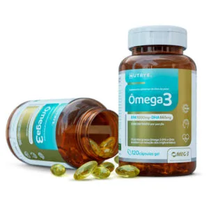 Ômega 3 . (Óleo de peixe) EPA 1000mg . DHA 665 . 120 cápsulas - MEG-3