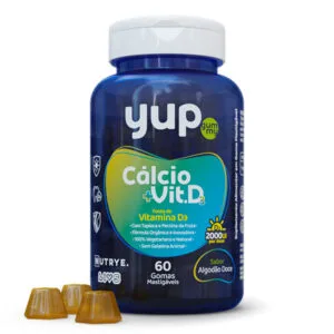 Yup Gummy Adulto . Cálcio + Vit D3 . Cálcio + Vitamina D3 . 2000UI