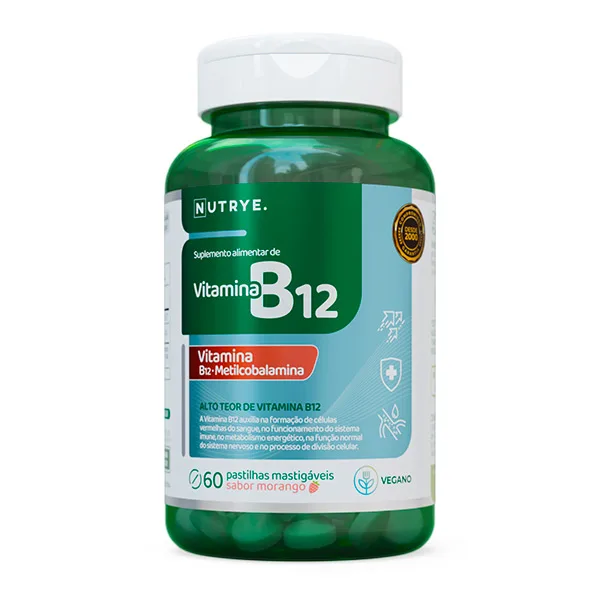 Vitamina B12 . Metilcobalamina . 60 Comprimidos